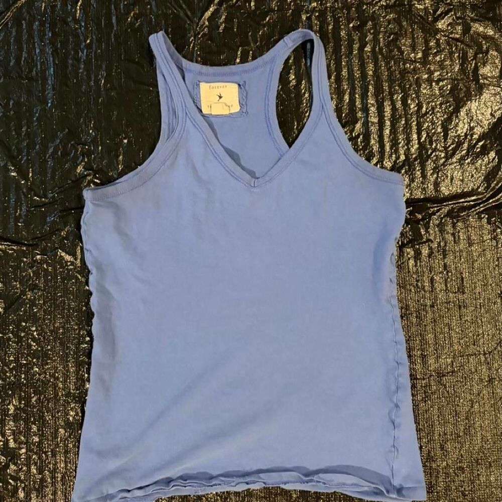 Forever-21 Women's Blue and Purple Vest